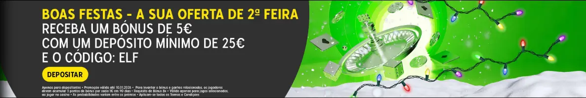 Oferta especial para novos jogadores – bónus até 1.000€