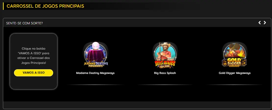 Depósitos com bónus adicional para jogadores ativos